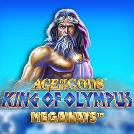 Age Of The Gods: King of Olympus Megaways game by Origins – logo hosted on Lanista Casino