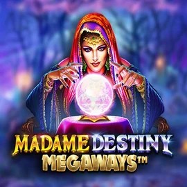 Madame Destiny Megaways casino game by Pragmatic Play – featured logo at Lanista Casino